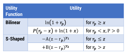 Functions used in full-scale optimization.