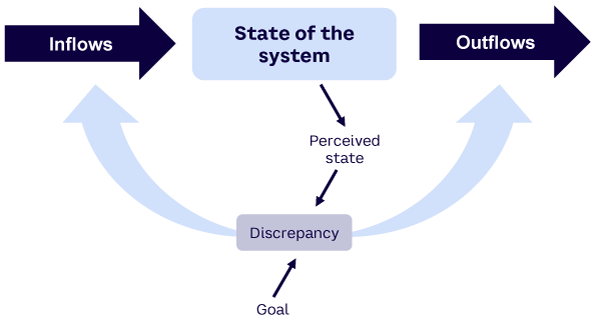 Figure 2. Evaluating the state of the system (adapted from Meadows)