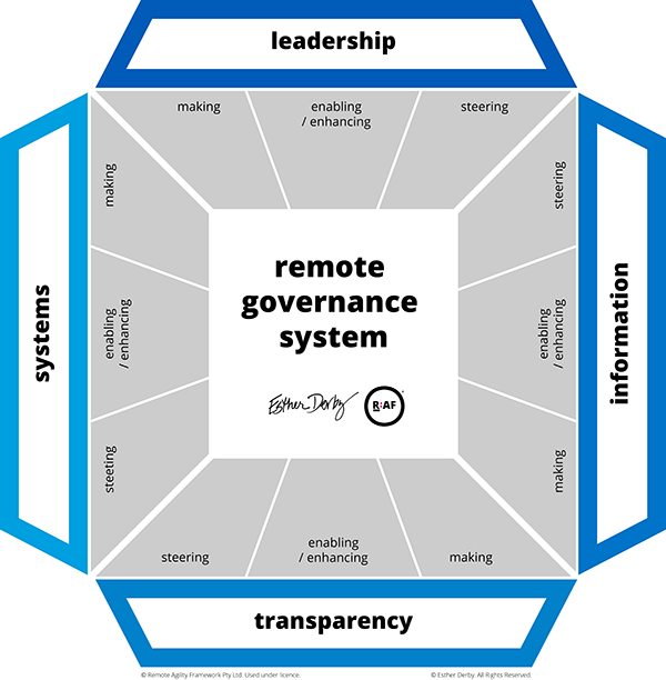 Figure 4. Remote governance canvas