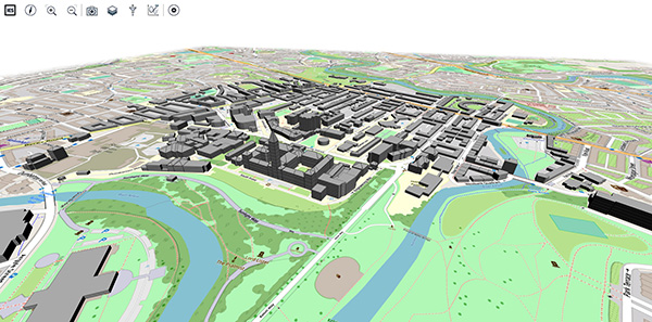 Figure 3. Campus-level digital twin (source: IES)