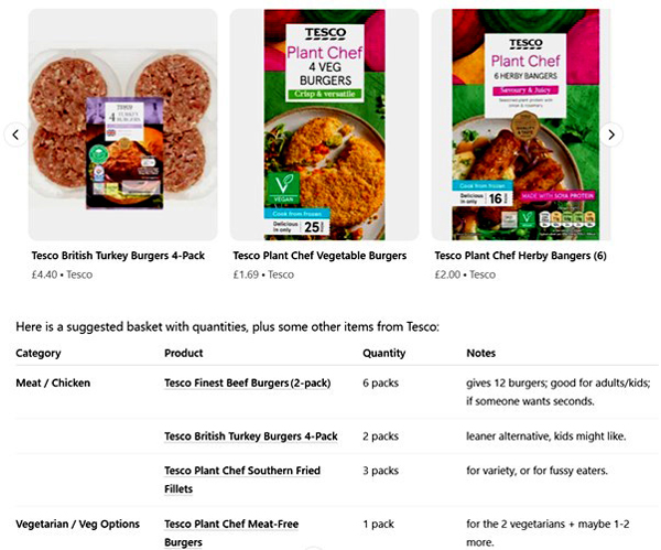 Figure 4. Part of free ChatGPT’s output, run on 18 September 2025