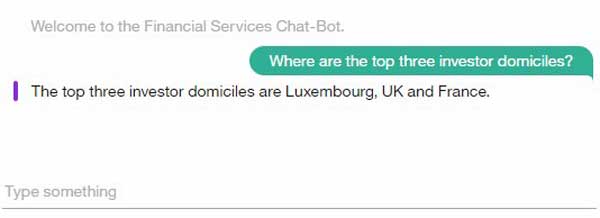 Figure 1 — IBM Watson Assistant with sample question and answer.