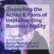 View Dissecting the Aches & Pains of Implementing Business Agility