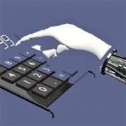 Calculator robot