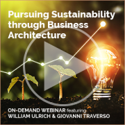 Pursuing Sustainability Through Business Architecture
