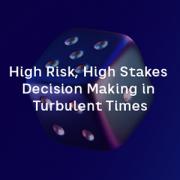 High Risk, High Stakes Decision Making in Turbulent Times