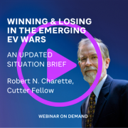 Winning & Losing in the Emerging EV Wars: An Updated Situation Brief