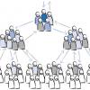 Figure 1 — Double-linking structure for hard-wired feedback.