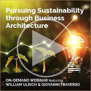 Sustainability through Business Architecture